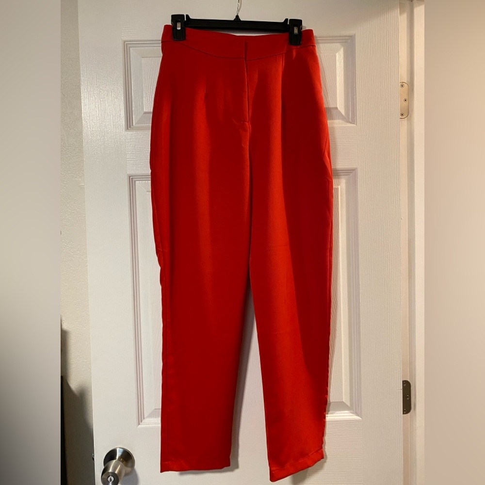 Missguided Scarlet Trousers